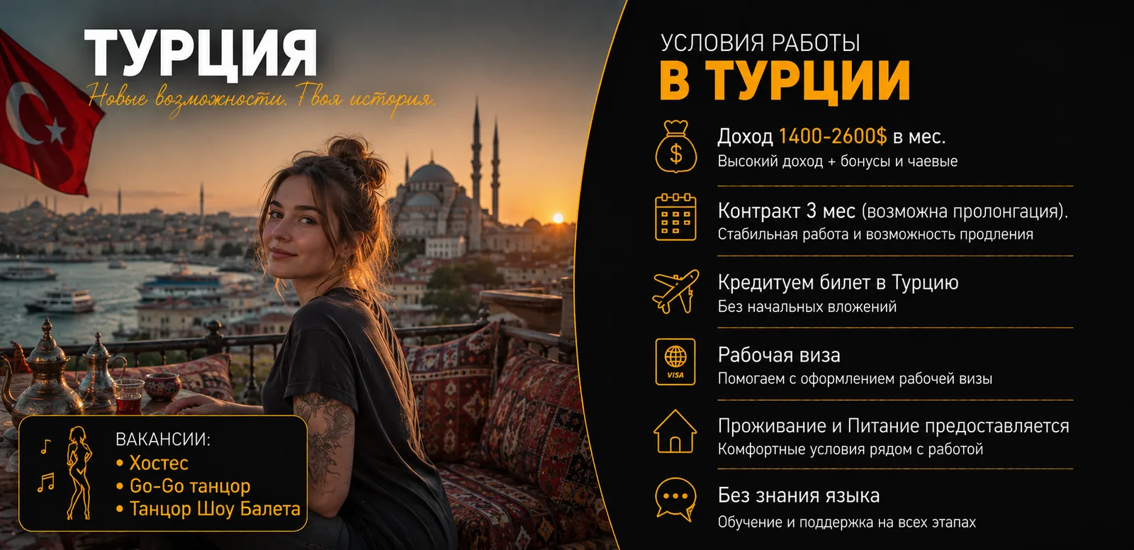 Вакансии в Турции