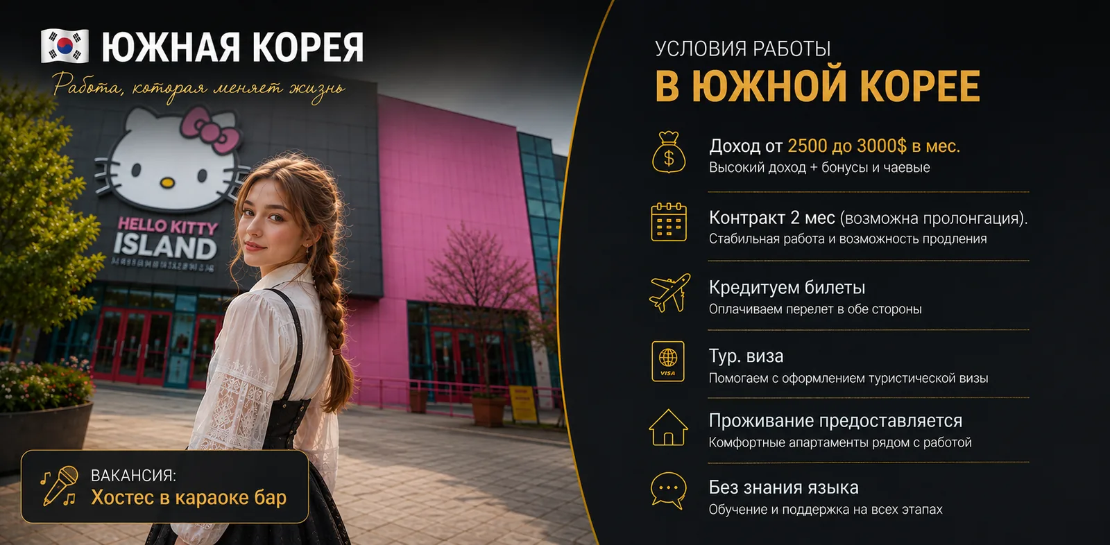 Вакансии в Южной Корее
